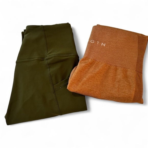 Old Navy Pants - 2-Piece Active Leggings Bundle Old Navy XS Olive + NVGTN Seamless Leggings S